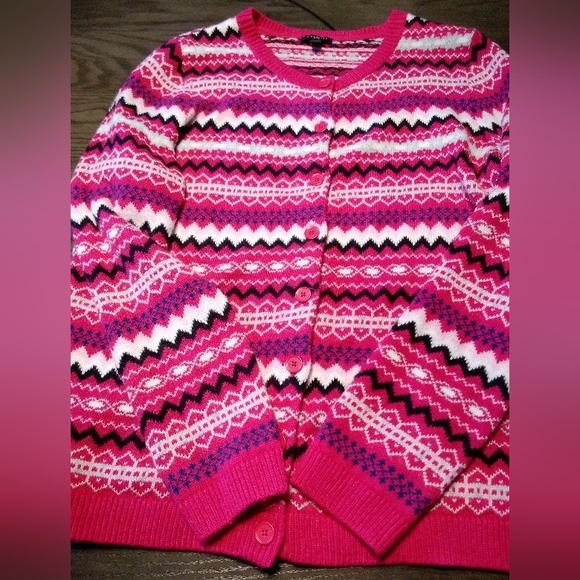 Talbots Lambswool Blend Fair Isle Sweater - Picture 7 of 7